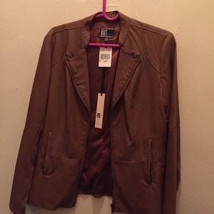 Brown leather Jacket